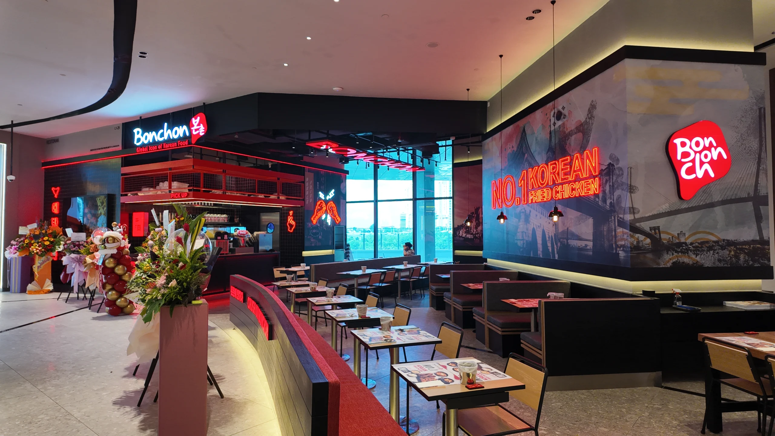 Bonchon F&B fit-out at Sunway Square by Watzmann Construction