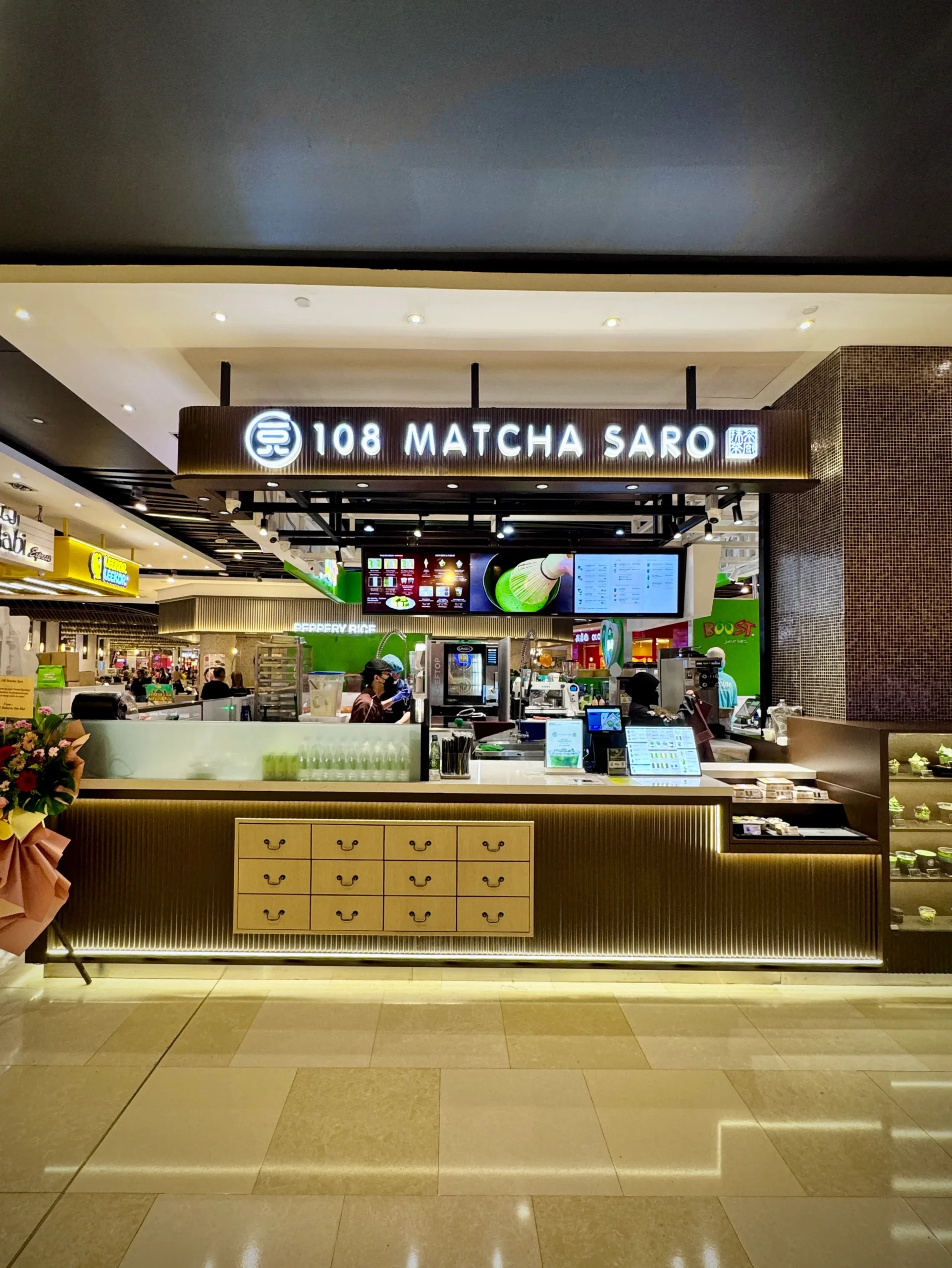 108 Matcha Saro Mall Kiosk Fit-Out at Pavilion KL by Watzmann Construction