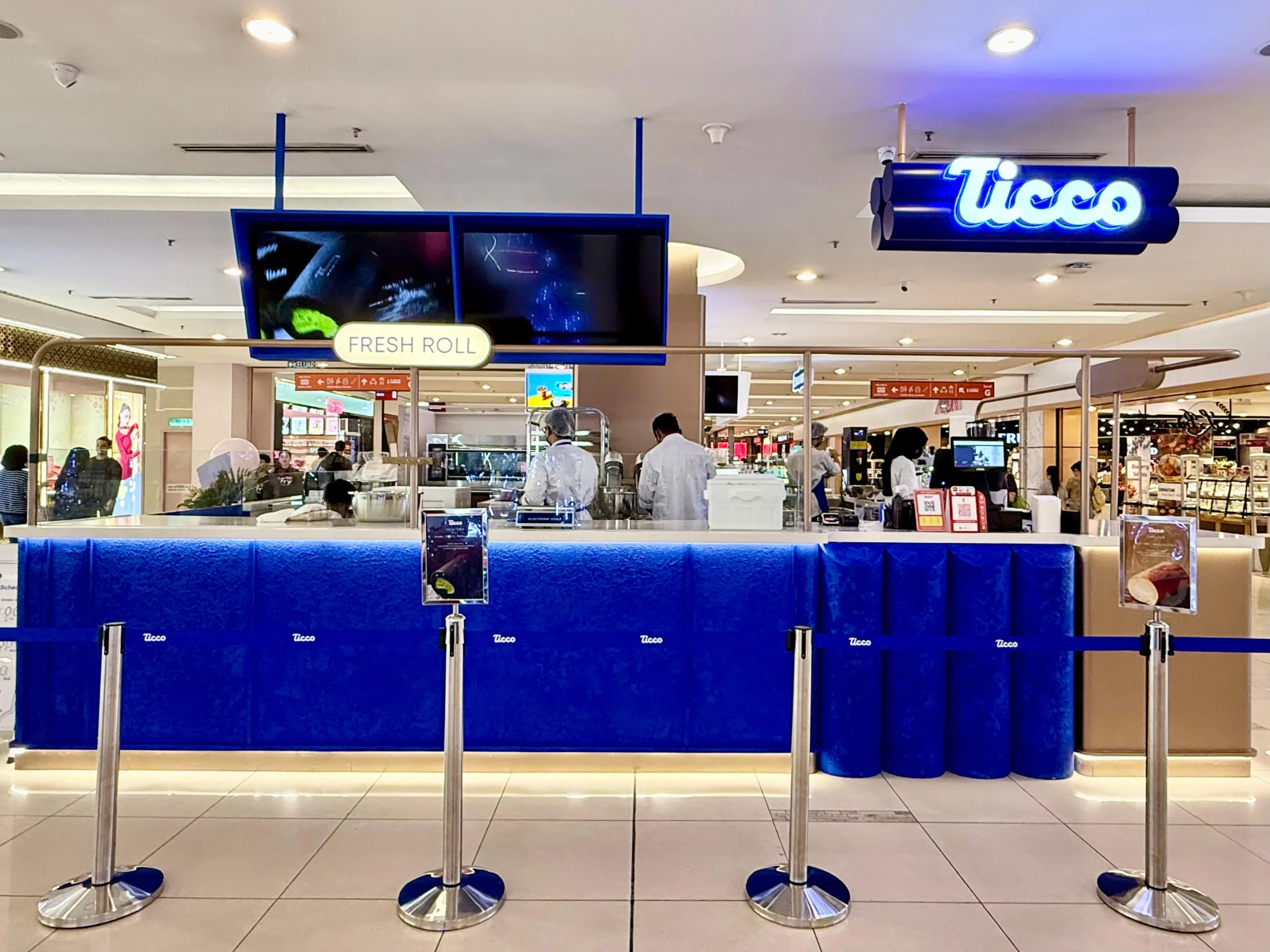 TICCO F&B mall kiosk fit-out at 1 Utama by Watzmann Construction