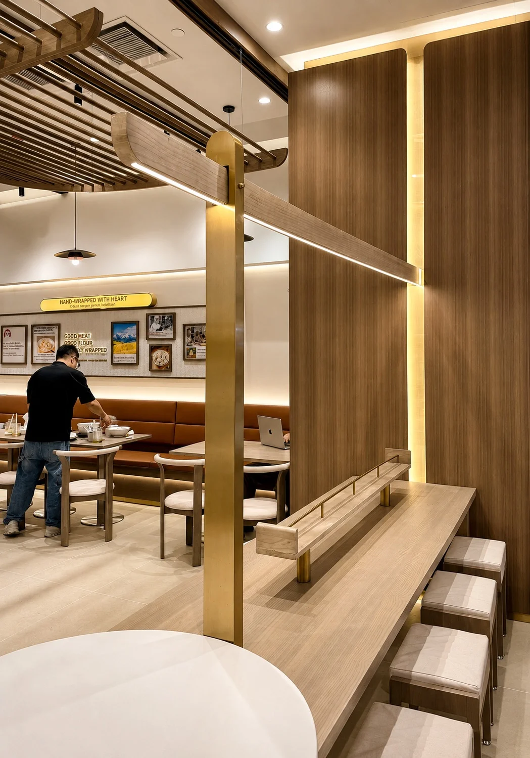 Papa Bear's dumpling restaurant Pavilion Bukit Jalil fit-out Watzmann Construction 00003